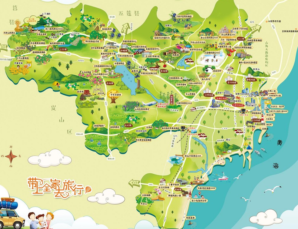 贵港景区使用手绘地图给景区能带来什么好处？