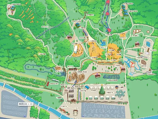 贵港景区手绘地图在紧急疏散与救援中的重要作用 ？